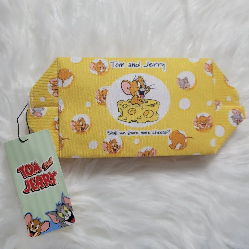 Tom & Jerry Cheese Themed Cosmetic Bag